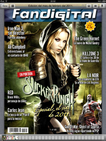 FANDIGITAL magazine side cover February 2011