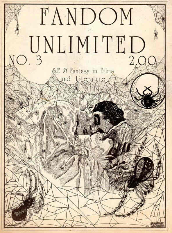 FANDOM UNLIMITED magazine side cover Issue 3  1981