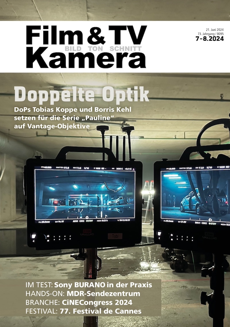 FILM TV KAMERAMANN magazine side cover  July/August 2024