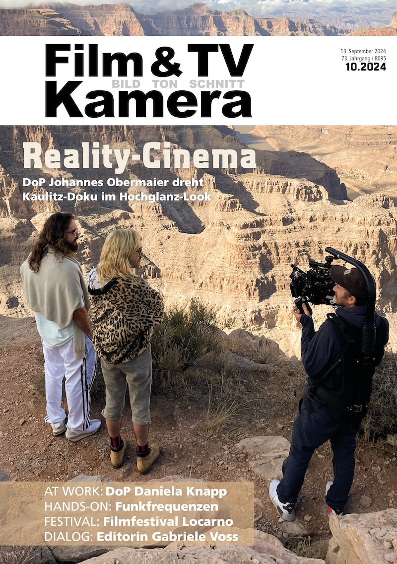 FILM TV KAMERAMANN magazine side cover  October 2024