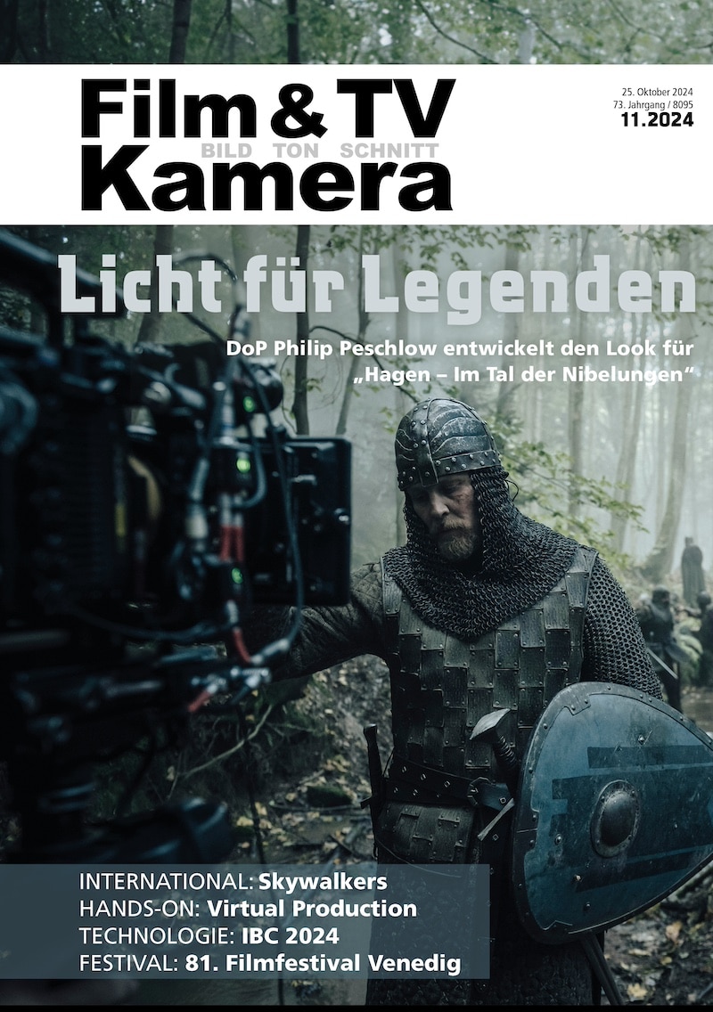 FILM TV KAMERAMANN magazine side cover  November 2024