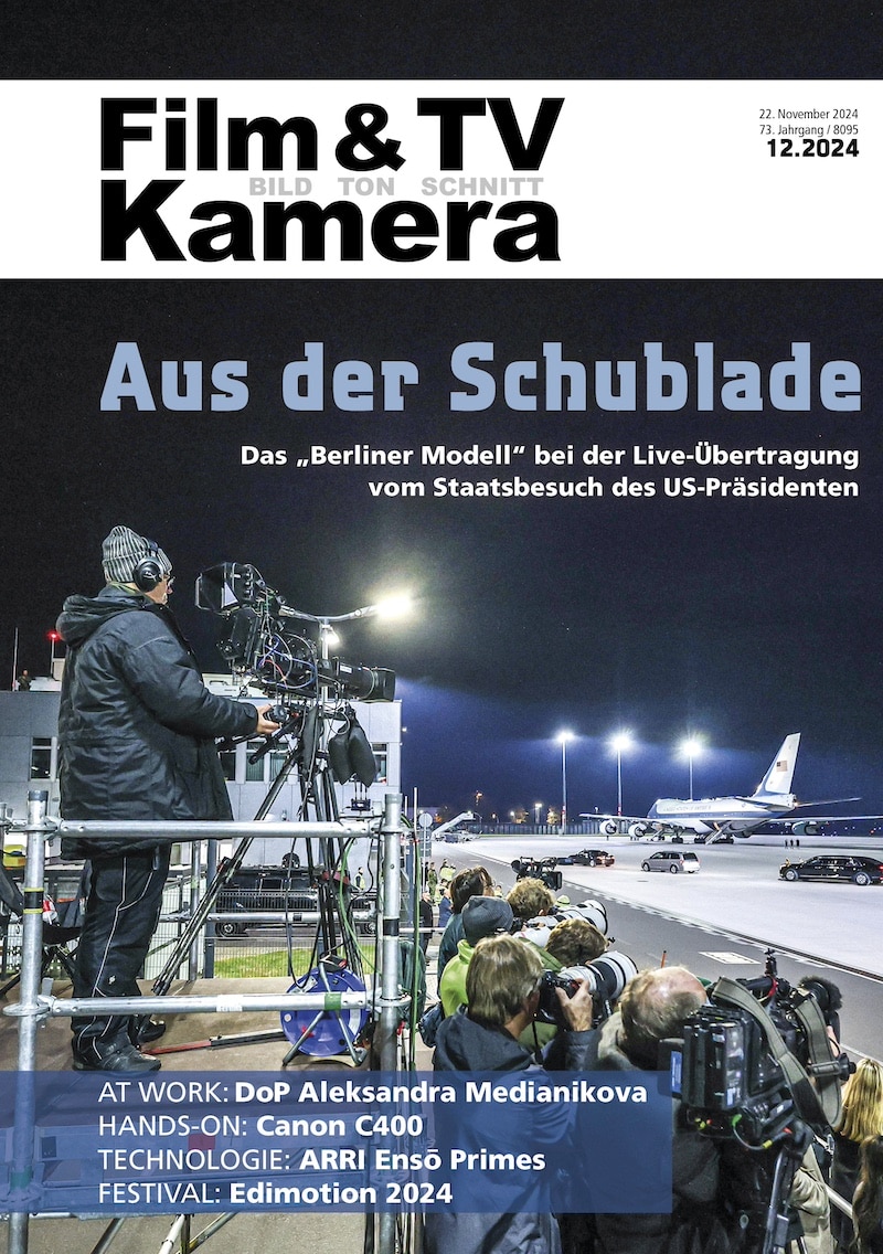 FILM TV KAMERAMANN magazine side cover  December 2024
