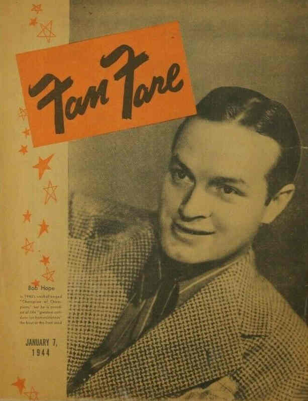 FAN FARE (USA) magazine side cover 7 January 1944