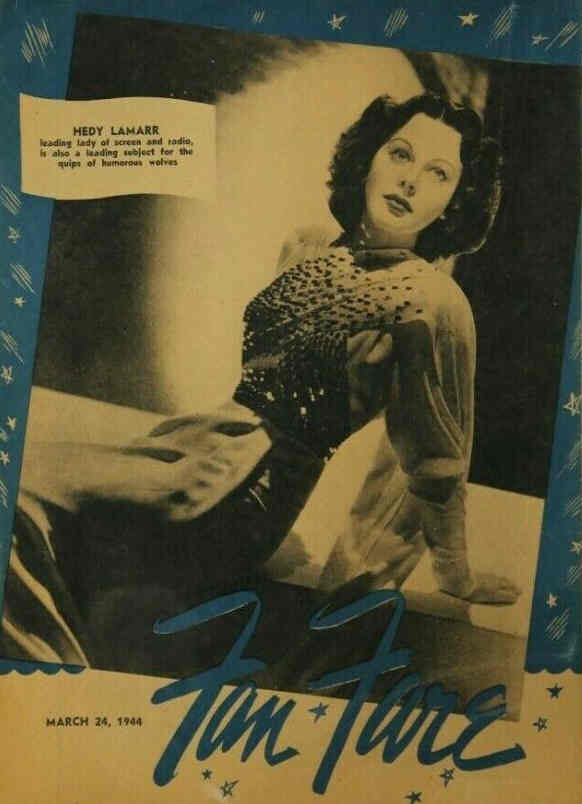 FAN FARE (USA) magazine side cover 24 March 1944