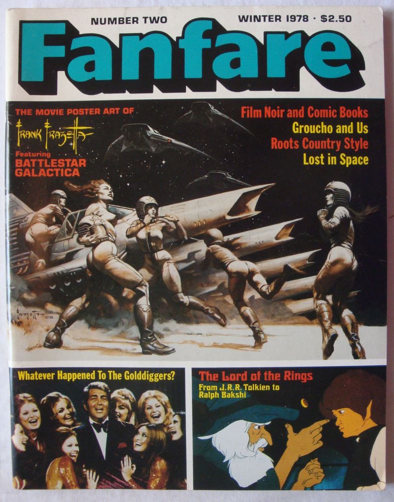 FANFARE magazine side cover Issue 2 Winter 1978