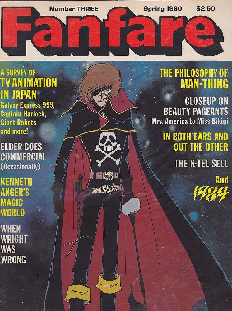 FANFARE magazine side cover Issue 3 Spring 1980