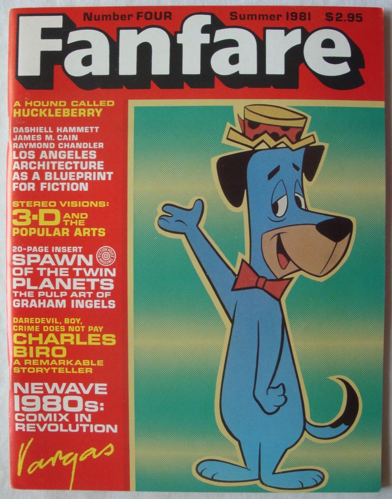 FANFARE magazine side cover Issue 4 Summer 1981