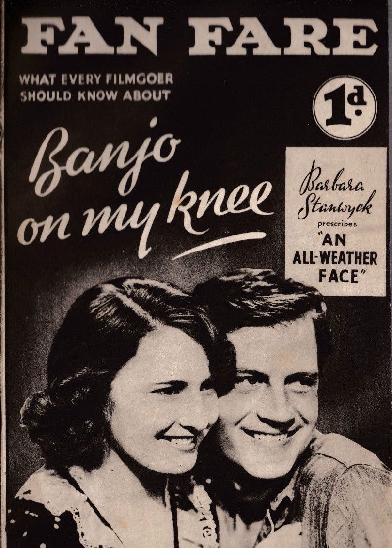FAN FARE magazine side cover Issue 20  1936