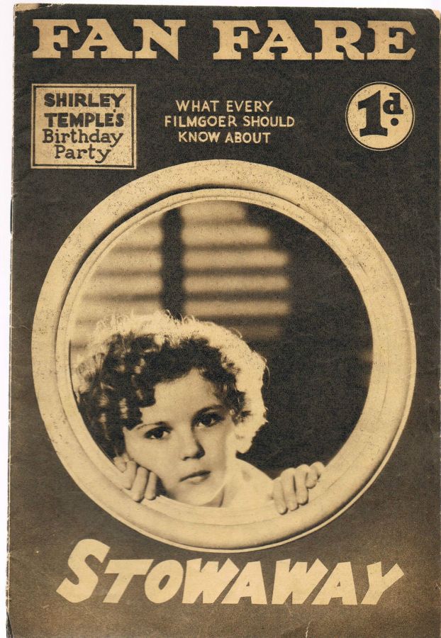 FAN FARE magazine side cover Issue 29  1936