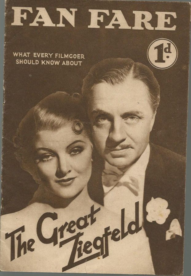 FAN FARE magazine side cover   1936