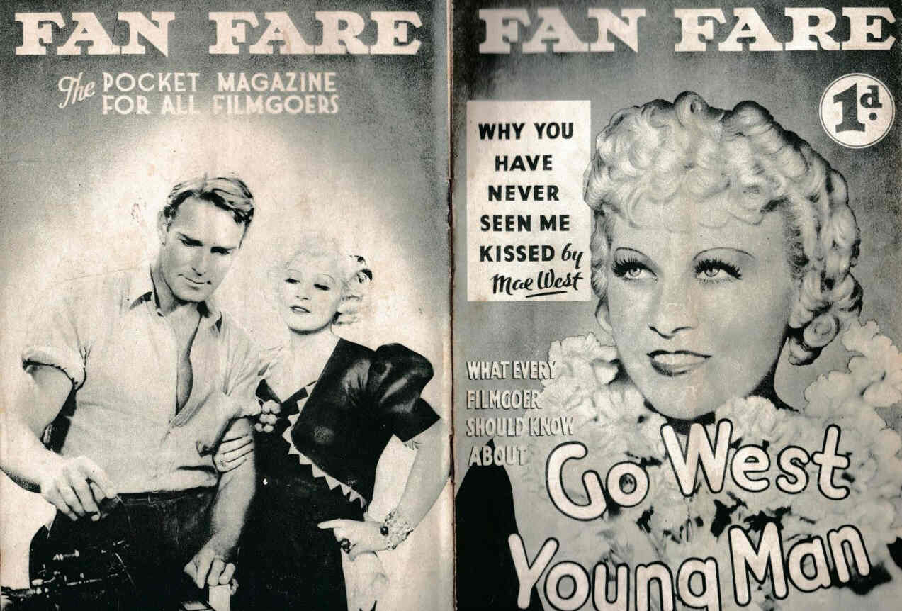 FAN FARE magazine side cover Issue 23  1937