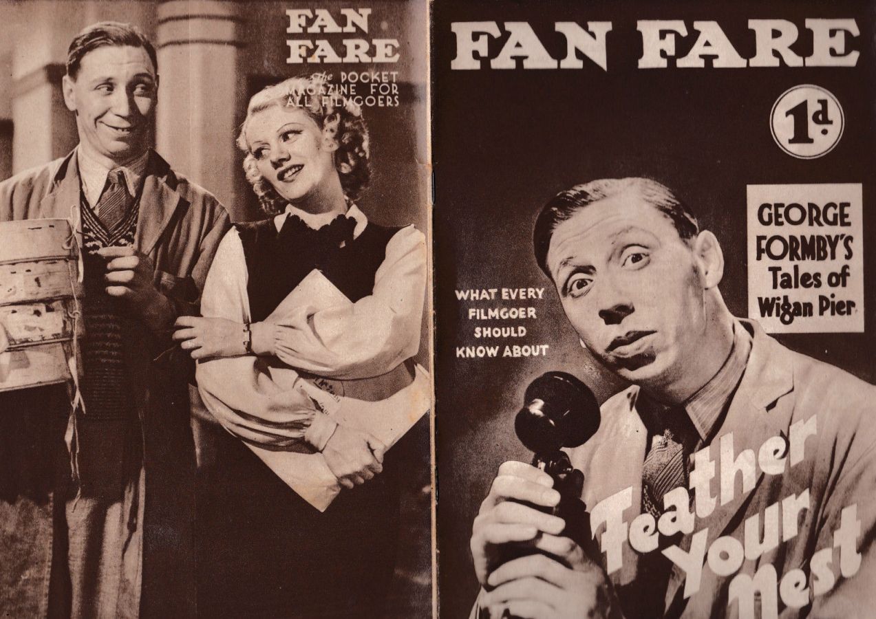 FAN FARE magazine side cover Issue 27  1937