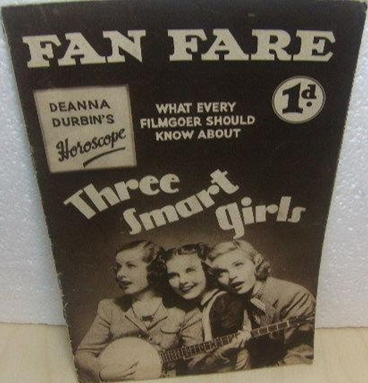 FAN FARE magazine side cover Issue 21   1936