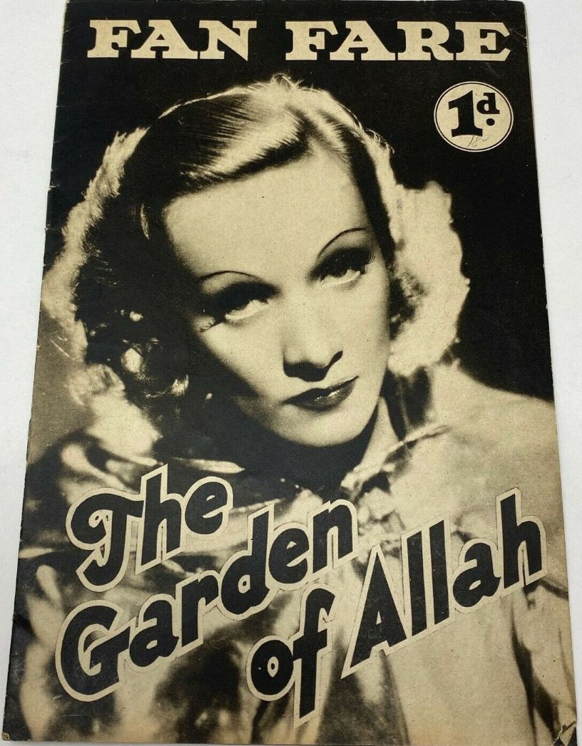 FAN FARE magazine side cover   1936