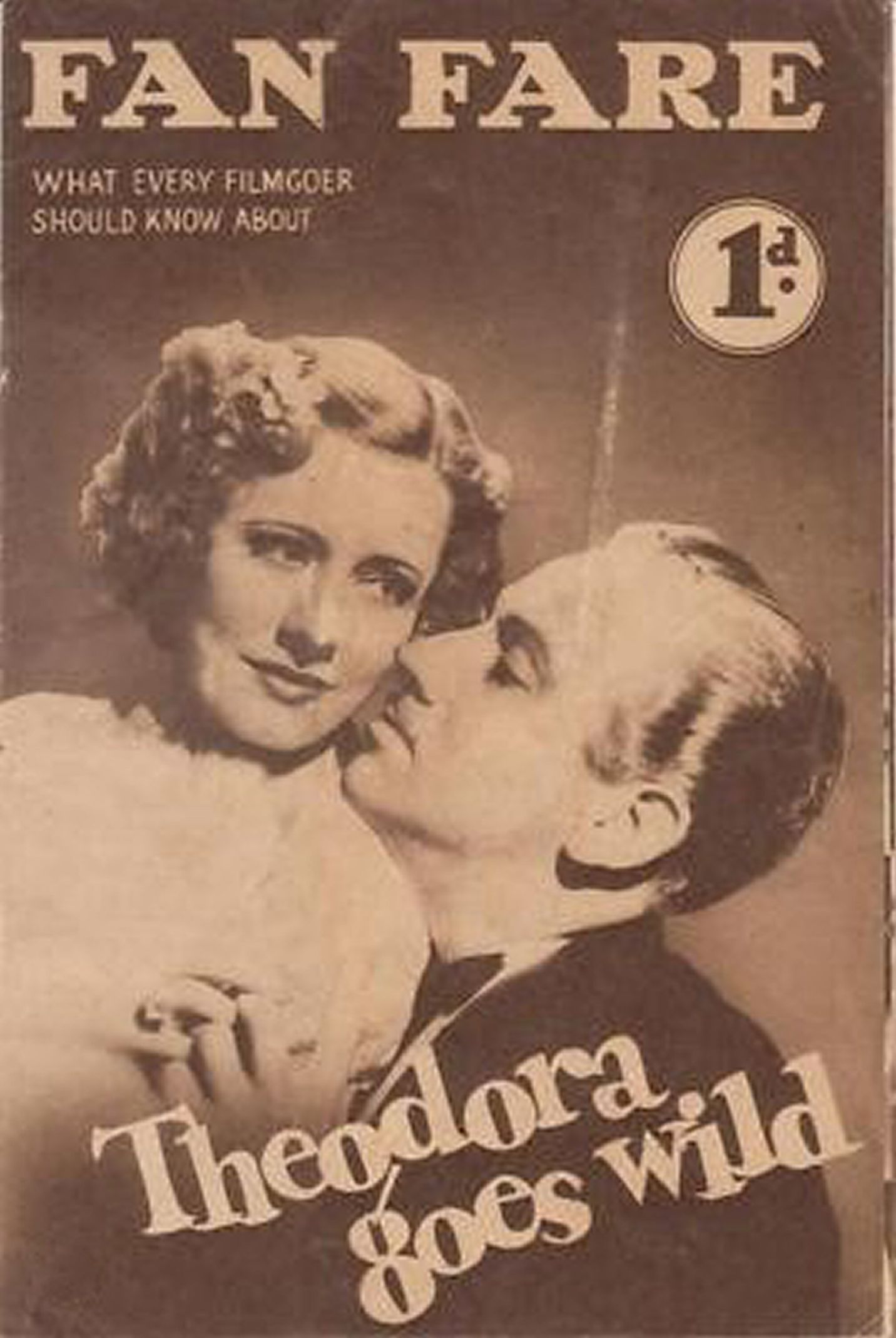 FAN FARE magazine side cover   1936
