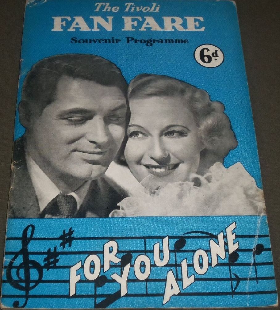 FAN FARE magazine side cover   1937