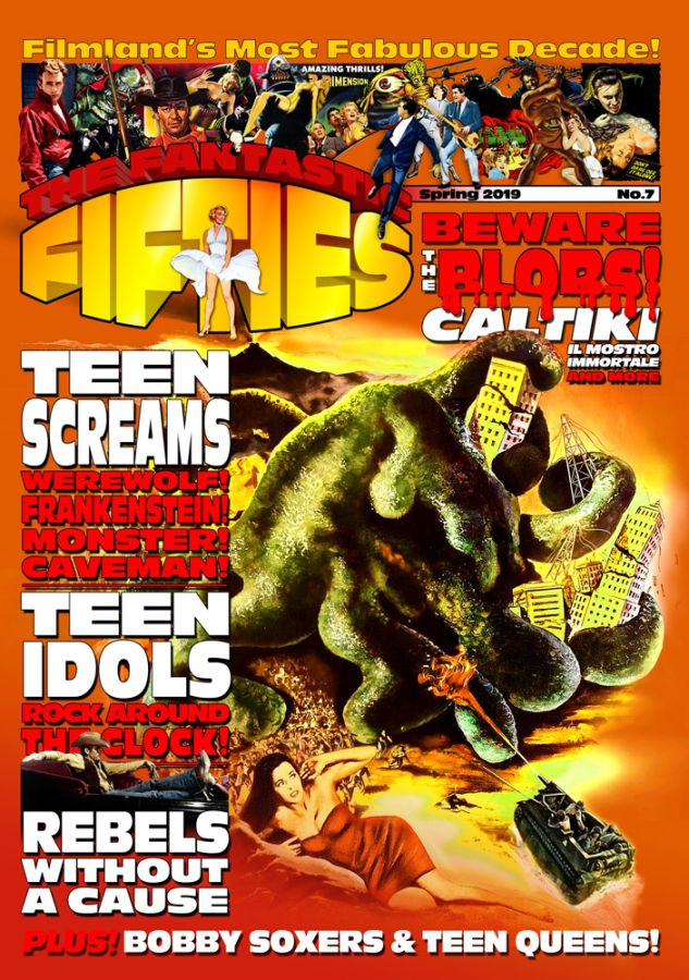 FANTASTIC FIFTIES magazine side cover Issue 7 Spring 2019