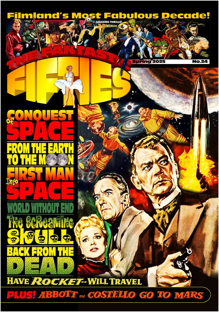 FANTASTIC FIFTIES magazine side cover Issue 24 Spring 2025