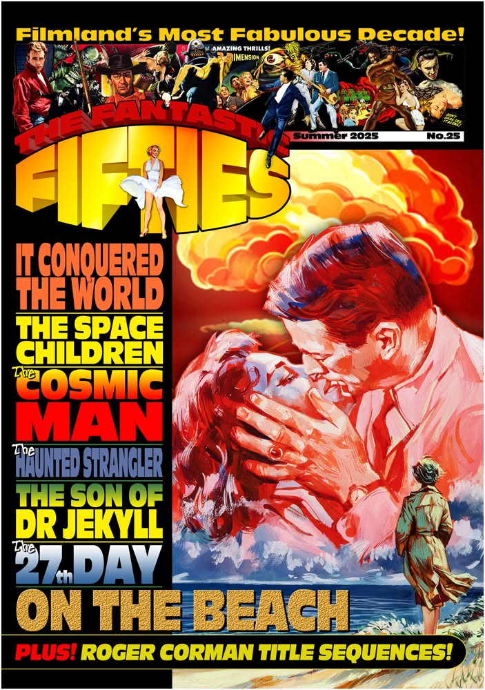 FANTASTIC FIFTIES magazine side cover Issue 25 Summer 2025