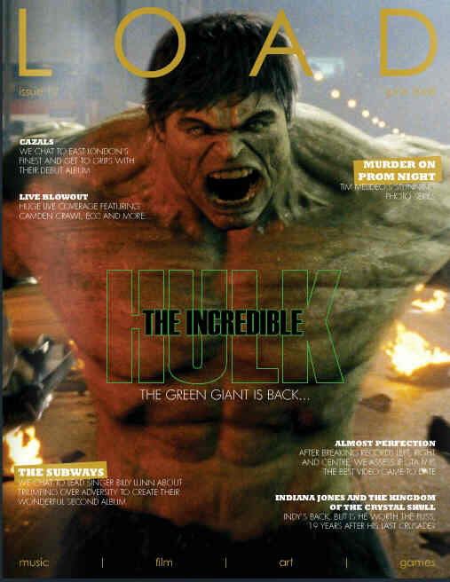 FAN THE FIRE magazine side cover Issue 12 June 2008