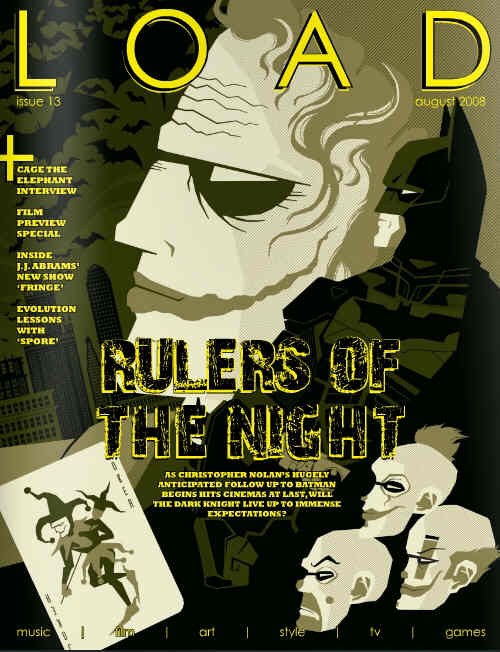 FAN THE FIRE magazine side cover Issue 13 August 2008
