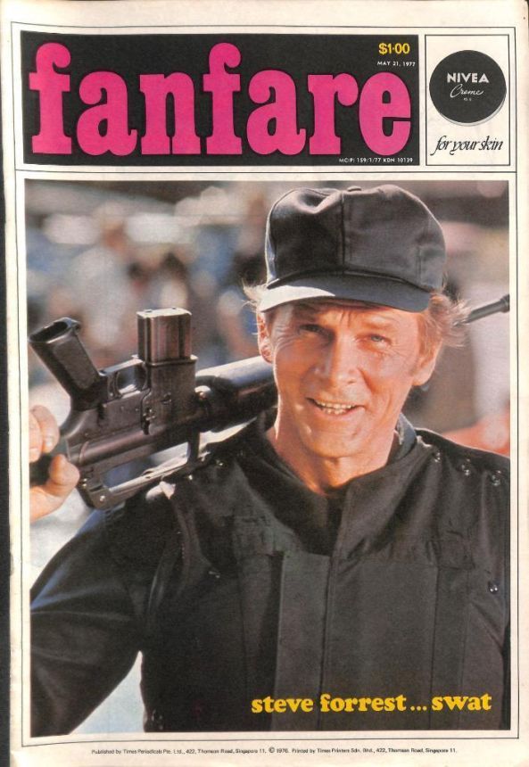 FANFARE SINGAPORE magazine side cover 21 May 1977