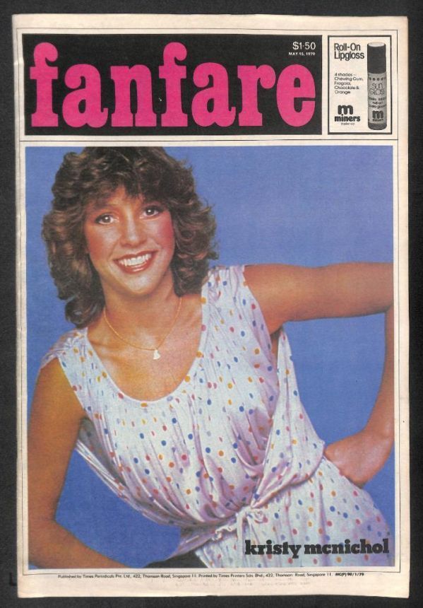 FANFARE SINGAPORE magazine side cover  January 1979