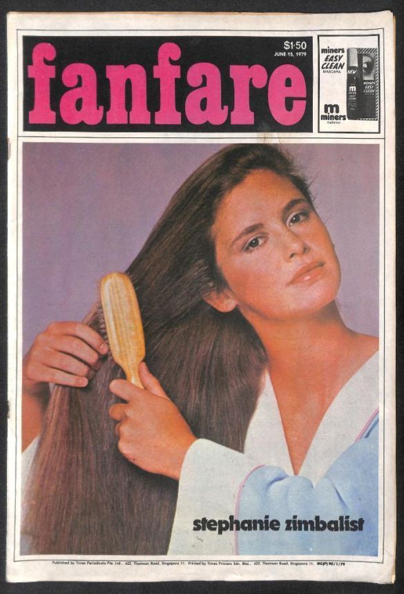 FANFARE SINGAPORE magazine side cover 15 June 1979