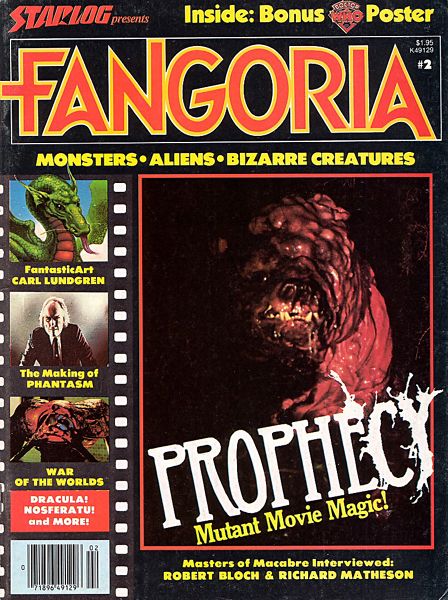 FANGORIA magazine side cover Issue 2 October 1979