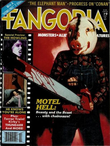FANGORIA magazine side cover Issue 9 November 1980