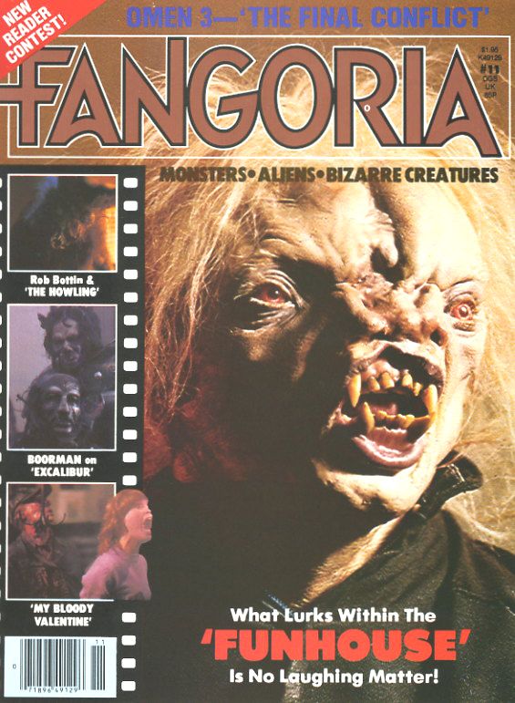 FANGORIA magazine side cover Issue 11 February 1981
