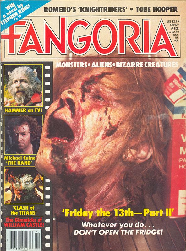 FANGORIA magazine side cover Issue 12 April 1981