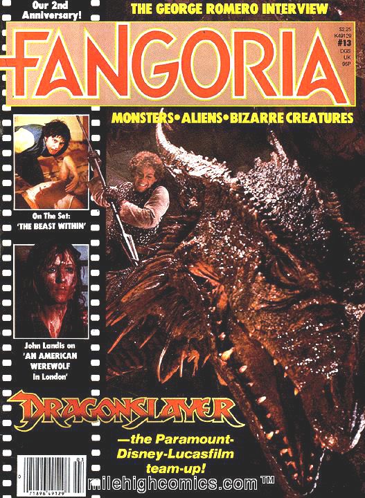 FANGORIA magazine side cover Issue 13 June 1981