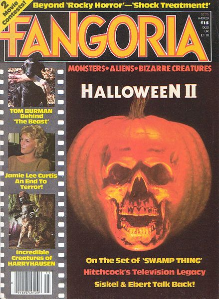 FANGORIA magazine side cover Issue 15 October 1981