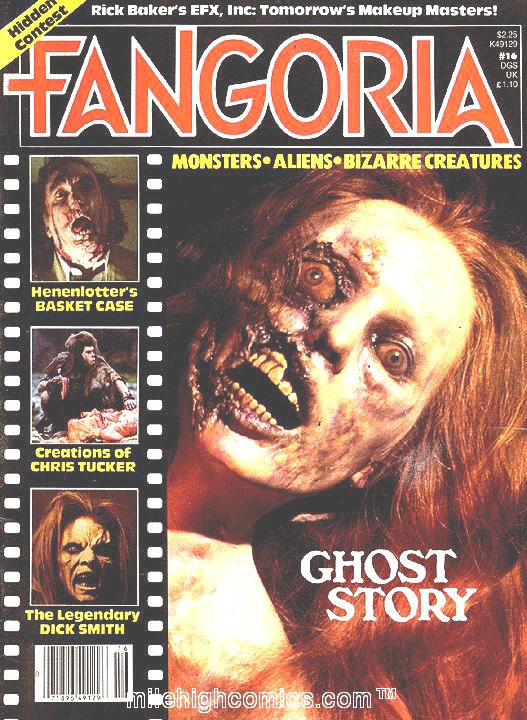 FANGORIA magazine side cover Issue 16 December 1981
