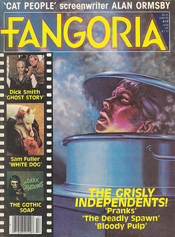 FANGORIA magazine side cover Issue 17 February 1982