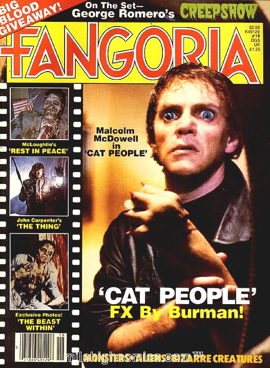 FANGORIA magazine side cover Issue 18 April 1982