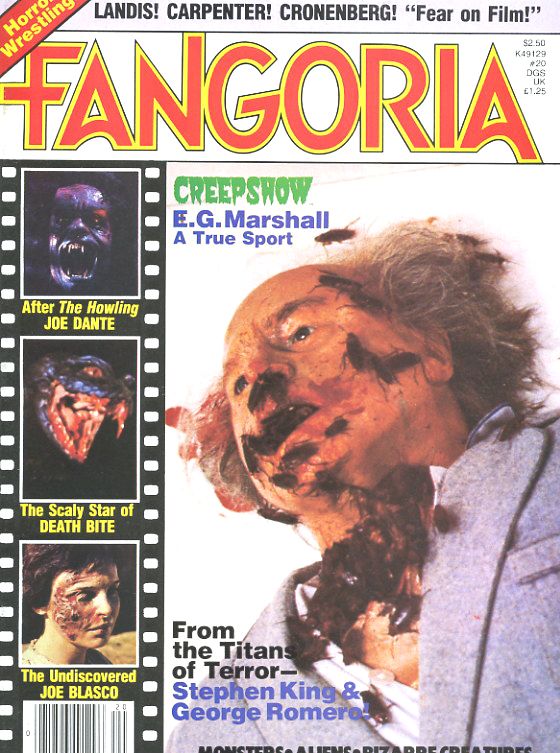 FANGORIA magazine side cover Issue 20 July 1982