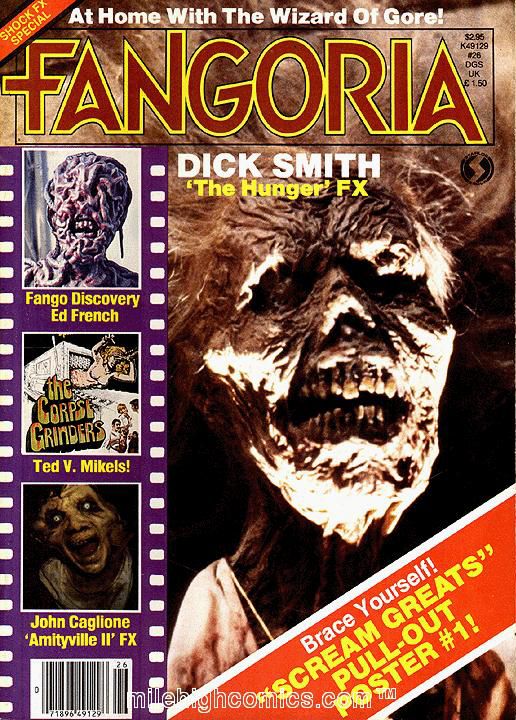 FANGORIA magazine side cover Issue 26 March 1983
