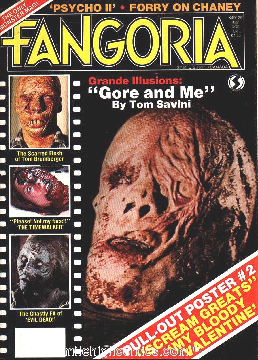 FANGORIA magazine side cover Issue 27 May 1983