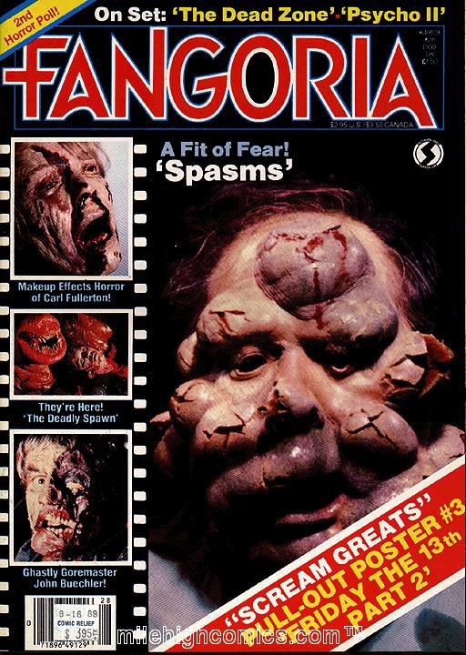 FANGORIA magazine side cover Issue 28 July 1983