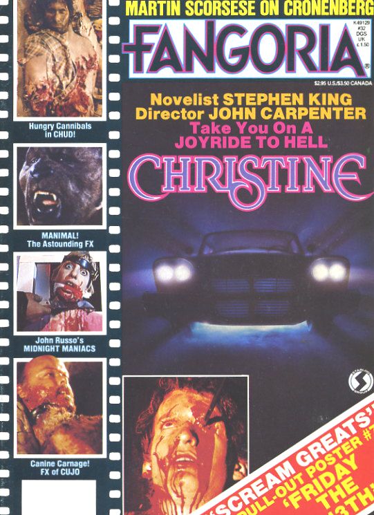FANGORIA magazine side cover Issue 32 January 1984