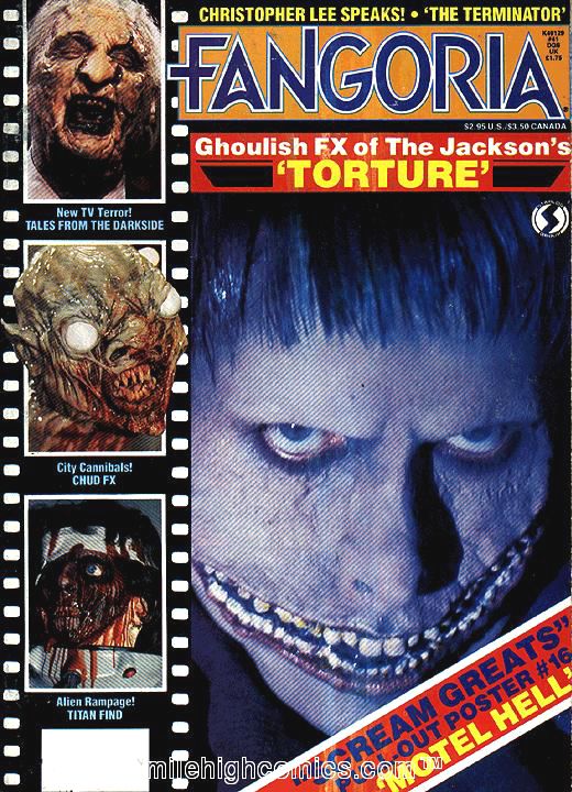 FANGORIA magazine side cover Issue 41 January 1985