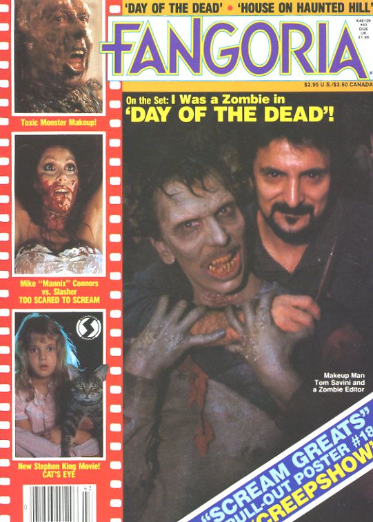 FANGORIA magazine side cover Issue 43 March 1985