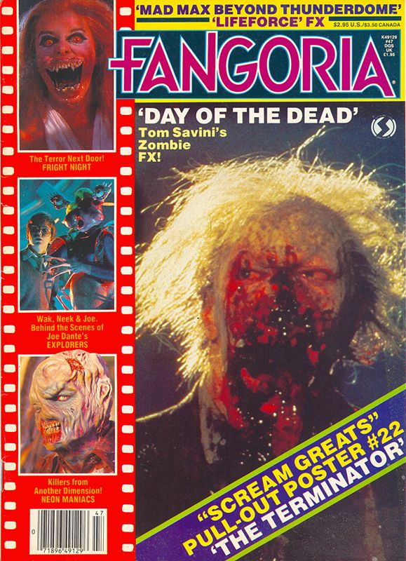 FANGORIA magazine side cover Issue 47 August 1985