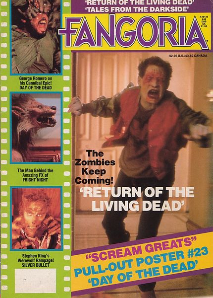 FANGORIA magazine side cover Issue 48 October 1985