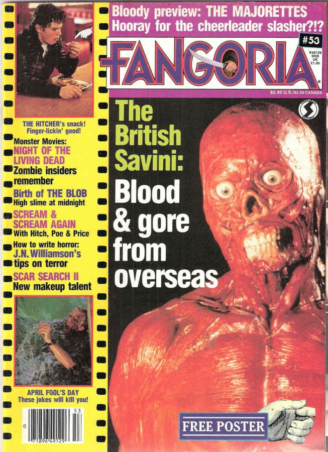 FANGORIA magazine side cover Issue 53 May 1986