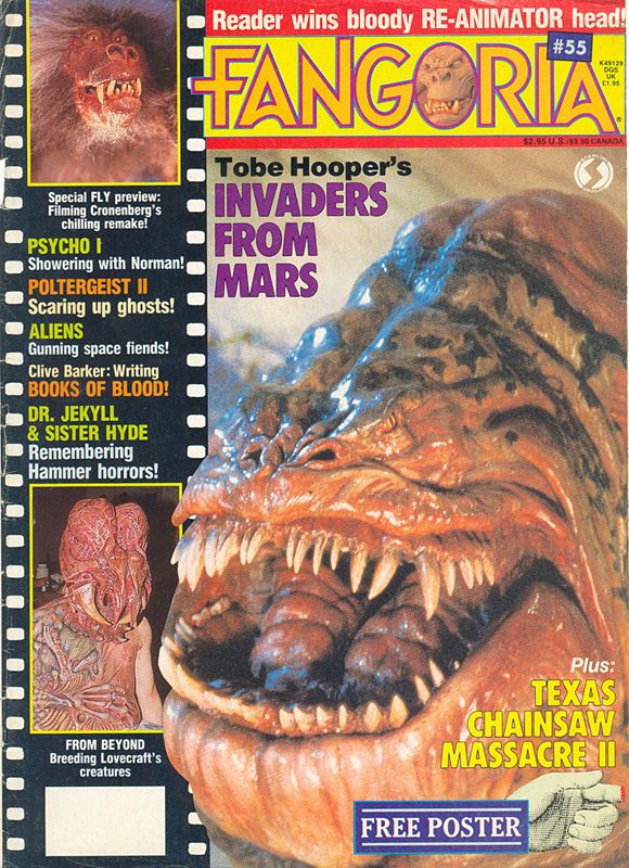 FANGORIA magazine cover Issue 55 July 1986
