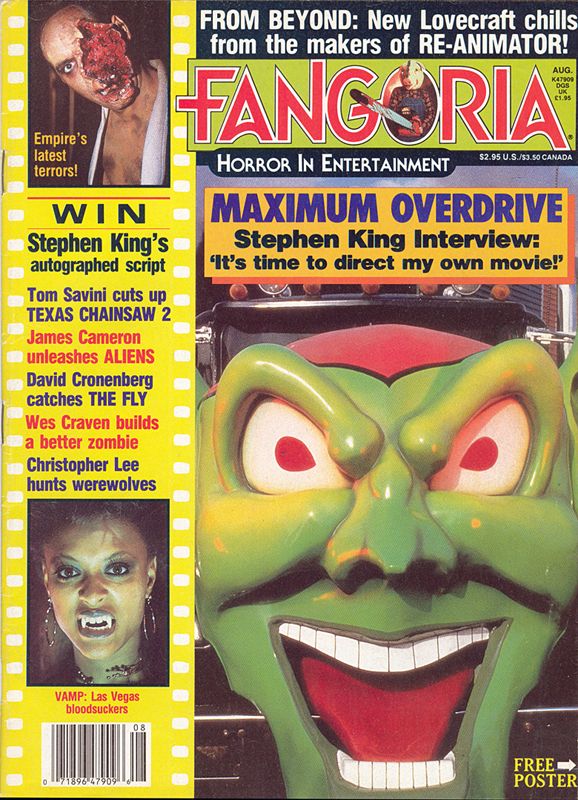 FANGORIA magazine cover Issue 56 August 1986