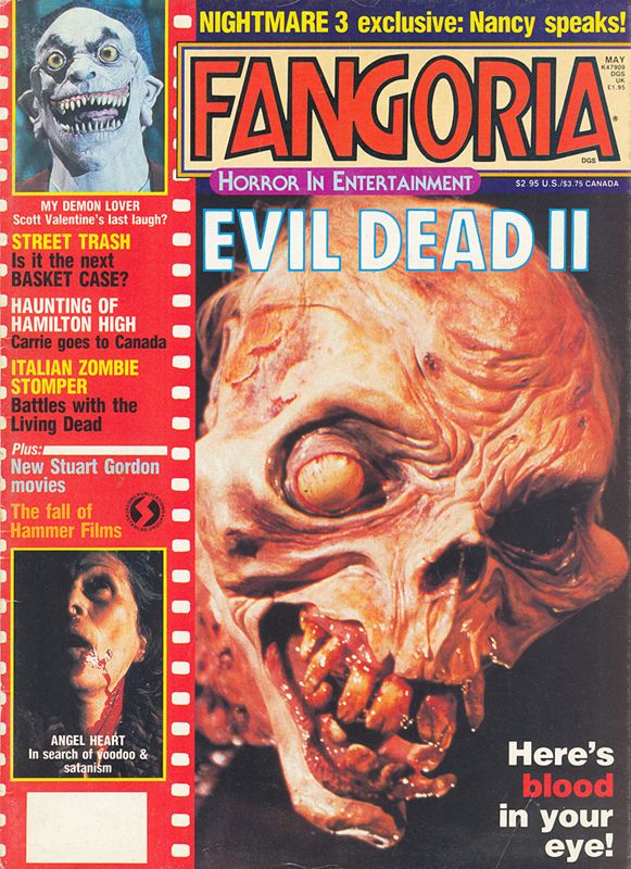 FANGORIA magazine side cover Issue 63 May 1987